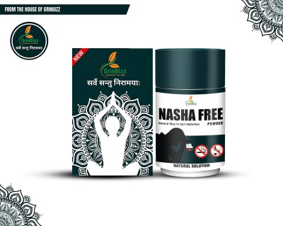 grinbizz Nasha Free Powder Help to Stop Alcohol & Smoke/Anti-Addiction Killer/Nashaband