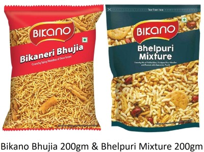 Bikano Bikaneri Bhujia & Bhelpuri(2 x 200 g)