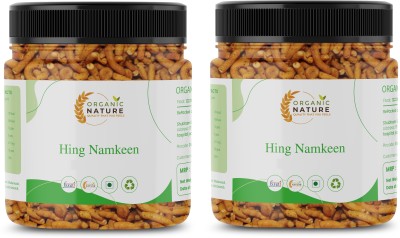 ORGANIC NATURE Hing Namkeen| Delicious Indian Snack(2 x 200 g)