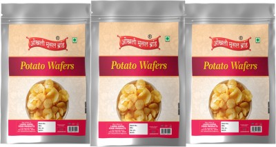 okhli musal brand Marwari Falhari aloo wafers Aslee Marwar Ke Aloo Wafers Potato Chips-250g*3Pack(3 x 250 g)