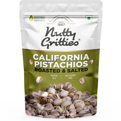 Nutty Gritties Jumbo Roasted Pistachios, Lightly Salted(2 x 200 g)