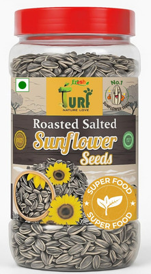 Turf Fresh Roasted Salted Jumbo Sunflower Seeds,Surajmukhi Beej – Superfood Snack(500 g)