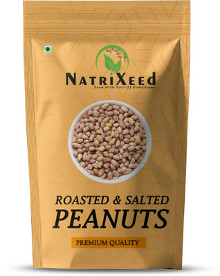 Natrixeed Roasted Peanuts | Moongfali | Ready To Eat Healthy Snacks | Anytime Snack(250 g)