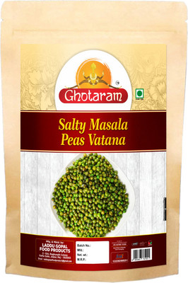GHOTARAM Spicy Green Masala Peas Namkeen Snacks Masala Matar Sing Hara Matar-250g*1Pack(250 g)