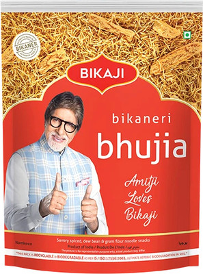 Bikaji Aslee Bikaneri Bhujia No 1 - Authentic Indian Snack | 1Kg Pack(1 kg)