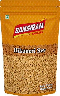 Bansiram Namkeen| Bikaneri Sev| Crunchy Bhujiya| All time favourite(375 g)