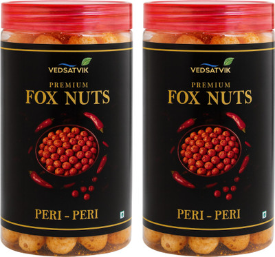 VedSatvik Peri-Peri Roasted Fox Nuts (Pack of 2)(85 g)