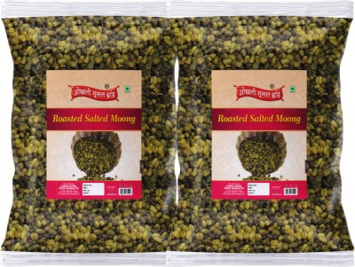 okhli musal brand Suryapur Sprouted Roasted Maash Green Moong Mung Bean Namkeen Snack-350g*2Pack(2 x 350 g)