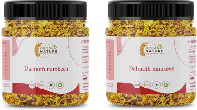 ORGANIC NATURE Dalmoth Mixture |Spicy & Crispy Namkeen | Delicious Indian Snack(2 x 200 g)