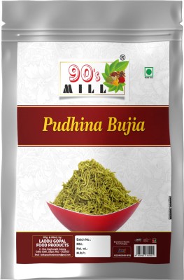 90's MILL Punawadi Urulakizhangu Mint Pudhina Bhujia Phudino Bhujiya Namkeen-300g*1Pack(300 g)