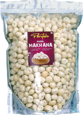 Phrutaks Premium Phool Makhana (50g) Regular Lotus Seed Pop/Gorgon Nut Puffed Kernels(50 g)
