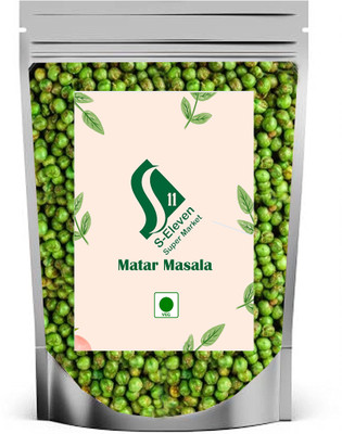 S Eleven Super Market Crispy Fried Green Masala Peas/Vatana/Matar Namkeen(2 kg)