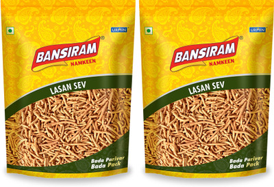 Bansiram LAHSUN SEV STANDEE PACK(2 x 375 g)