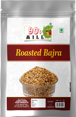 90's MILL Roasted Bajra Puff Ready To Eat Healthy Low Calorie Namkeen Snack-250g*1Pack(250 g)