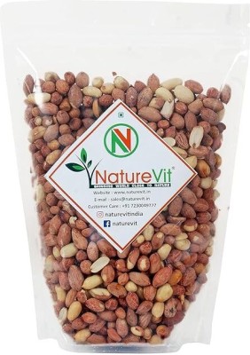 Nature Vit Roasted & Salted Peanuts with Skin | Singdana | Snack and Namkeen(400 g)