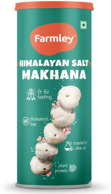 Farmley Himalayan Salted (Shendha Namak) Roasted Makhana |Fit For Fasting|Healthy Snacks(77 g)