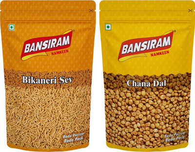 Bansiram BIKANERI SEV & CHANA DAL COMBO(2 x 375 g)