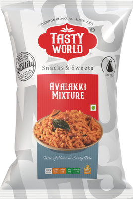 Tasty World Avalakki Mixture - Poha/Chivda Mixture(4 x 100 g)