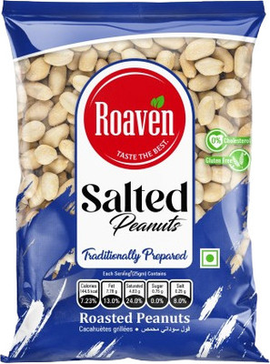 ROAVEN SALTED PEANUT | ROASTED SALTED PEANUTS | GROUNDNUTS | Traditionally Prepared(80 g)