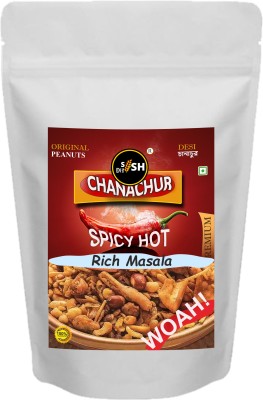 sish desi Bengali Special Jhal Spicy Masala Chanachur | Perfect Tea-Time Snack(200 g)