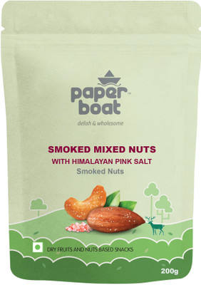 Paper boat Smoked Mixed Nuts with Himalayan Pink Salt(200 g)