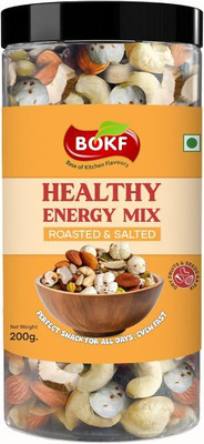 bokf Healthy Energy Mix | Roasted & Salted Dry Fruits & Seeds | Guilt Free Snack(200 g)