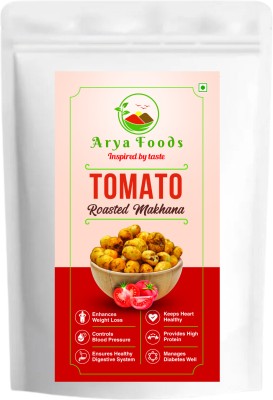 Arya Foods Inspired by taste Arya Foods Roasted Tomato Makhana | High in Protein | Gluten Free | 100g each(2 x 100 g)