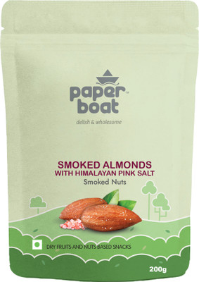 Paper boat Smoked Almonds with Himalayan Pink Salt Nuts(200 g)