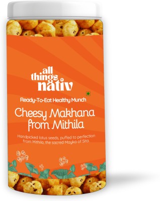 All Things Nativ Cheese Flavoured Makhana, Puffed Snacking, Healthy and Tasty(73 g)