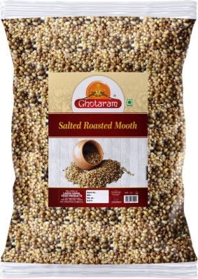 GHOTARAM Roasted Moth Matki Namkeen Snack Organic Roasted Salted Mooth Bean-250g*1Pack(250 g)