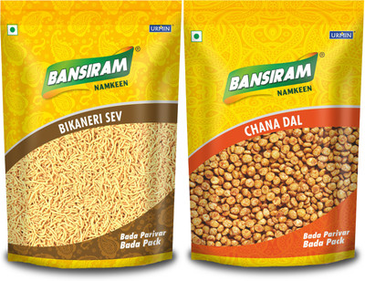Bansiram BIKANERI SEV & CHANA DAL COMBO(2 x 375 g)