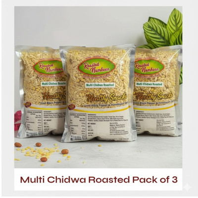 Crystal Namkeen Multi Chidwa Roasted Namkeen | Light & Tasty Indian Snack(3 x 310 g)