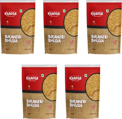 KHAOSA Bikaneri Bhujia 2Kg (400Gm x 5)(5 x 400 g)