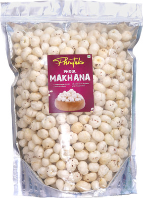 Phrutaks Premium Phool Makhana (250 g) Regular Lotus Seed Pop/Gorgon Nut Puffed Kernels(250 g)