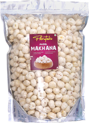 Phrutaks Premium Phool Makhana (200g) Regular Lotus Seed Pop/Gorgon Nut Puffed Kernels(200 g)
