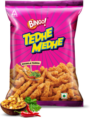 Bingo Tedhe Medhe Masala Tadka(75 g)