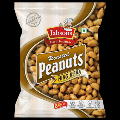 Jabsons Roasted Peanuts - Hing Jeera(140 g)