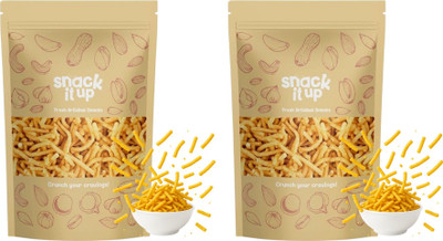 SNACK IT UP Corn Bhujia|Crunchy Corn-Based Namkeen|High Fibre,Gluten-Free|Baked Not Fried(2 x 150 g)
