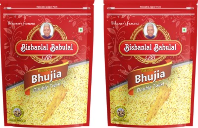 Bishanlal Babulal Normal Bikaneri Bhujia 800Gm (400Gm x 2) Tasty Bikaneri Namkeen Healthy Snack(2 x 400 g)