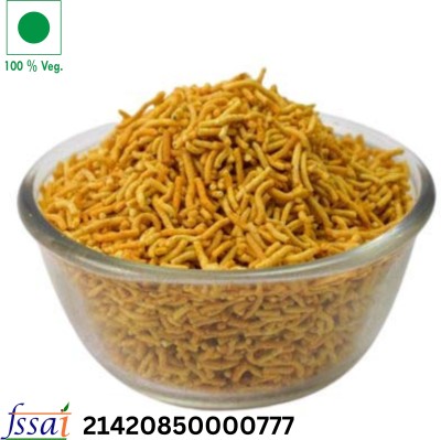 ANUVAN FEEL THE UTSAV Jeeravan Sev | Indori Sev | Indian Namkeen -(Spicy)(500 g)