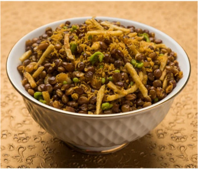 Changezi's Famous Namkeen Dal Biji sev (Dalmoth)|Dalmoth Mixture Namkeen Snack-240g*1Pack(240 g)