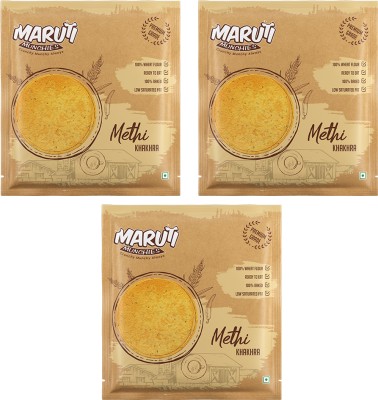 MM ENTERPRISE MARUTI MUNCHIES | METHI KHAKHRA PACK OF 3(3 x 190 g)