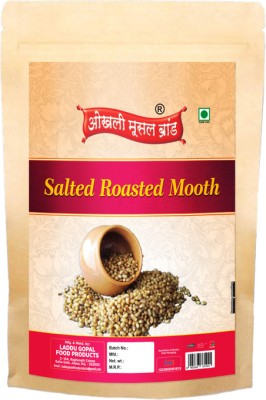 okhli musal brand Sprouted Roasted Matki Dal / Moth Beans Whole / Turkish Gram Namkeen-350g*1Pack(350 g)