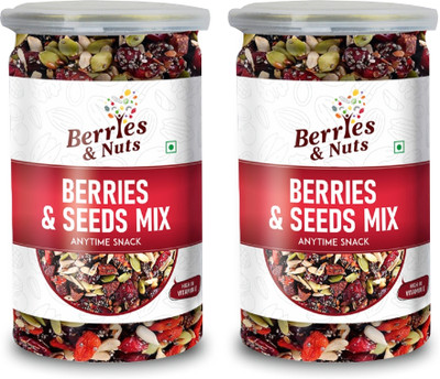 Berries & Nuts Trail Bites | Berries & Seeds Mix | Trail Mix, Healthy Mix(2 x 200 g)