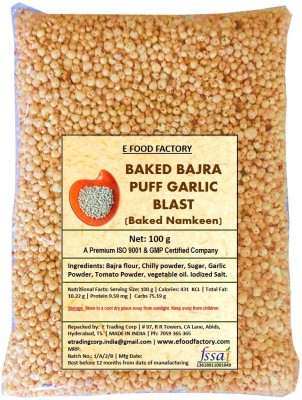 E Food Factory Baked Bajra Puffs Garlic Blast 100 g(100 g)