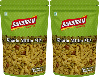 Bansiram Namkeen Khatta Mitha Mix(2 x 400 g)