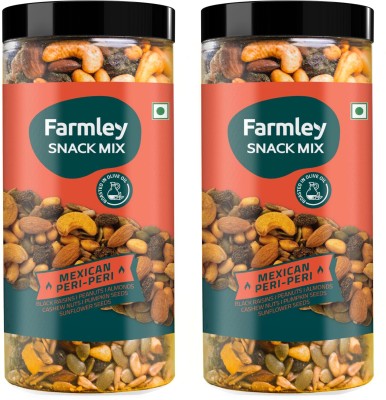 Farmley Snack Mix Dry Fruits (Mexican Peri Peri)(2 x 405 g)