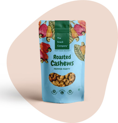 The Snack Company Roasted Salt & Pepper Cashew | Healthy Snack | Roasted Kaju(125 g)