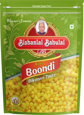 Bishanlal Babulal Raita Boondi 250Gm Tasty Bikaneri Namkeen Healthy Snack(250 g)