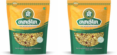 Shree Namkeen Khatta Mitha Mixture - Indore Special, Tangy Flavor Mixture Namkeen - Pack of 2, 400gm Each(2 x 400 g)